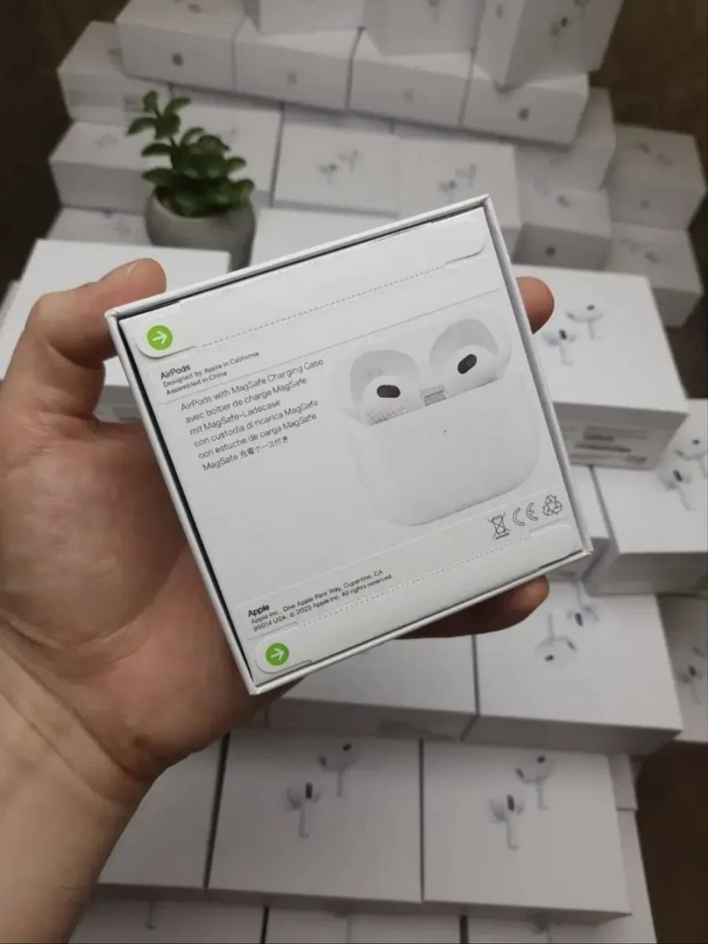 AirPods 3 преміум якість 1:1 оригінал Дроп/Опт — фото 2
