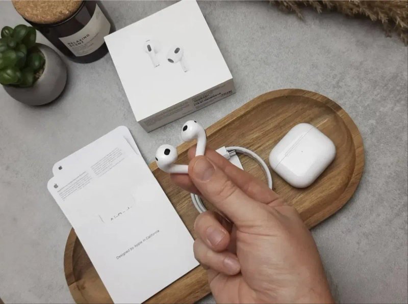AirPods 3 преміум якість 1:1 оригінал Дроп/Опт — фото 4