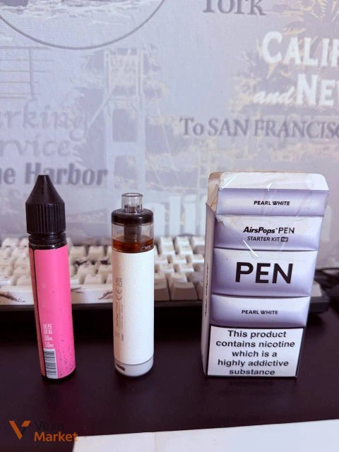 AirPops Pen Pearl White стартовий набір