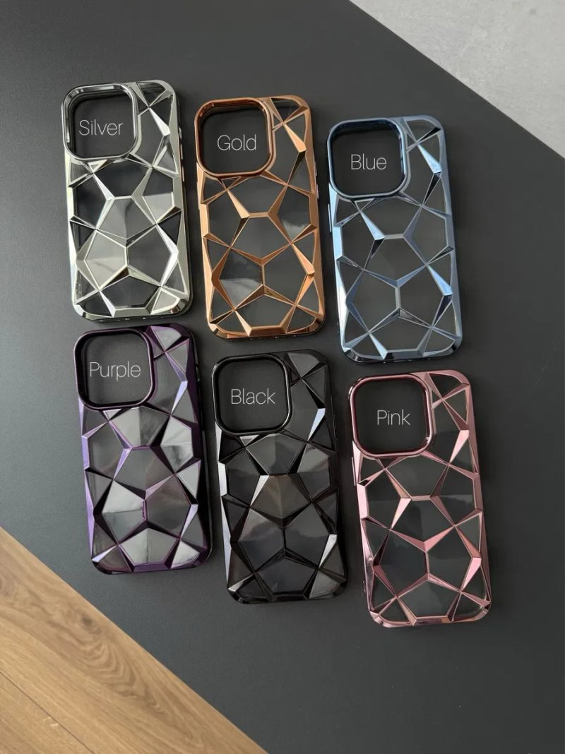 Акція 1+1=3 Силіконовий чохол Luxury Glitter Prism на iPhone — фото 2