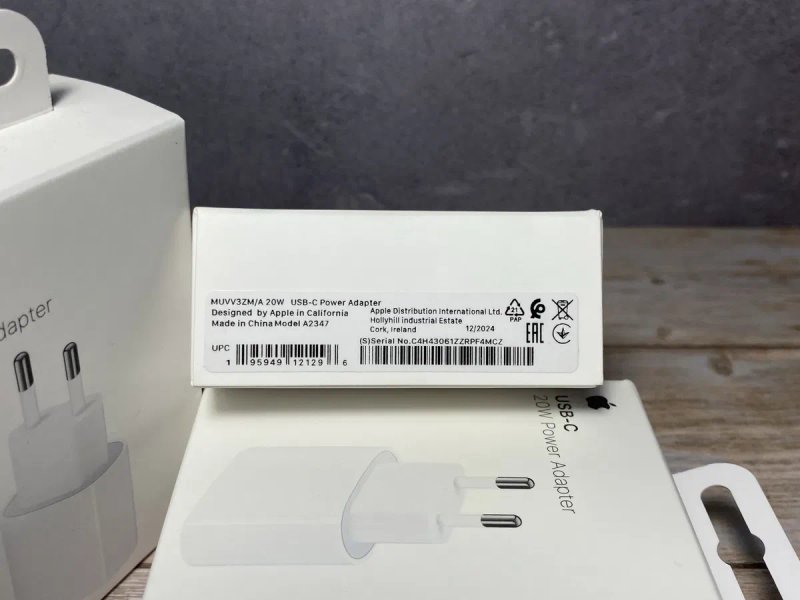 АКЦІЯ | Быстрая зарядка iPhone 20W Apple USB-C | Оригінал OEM — фото 3