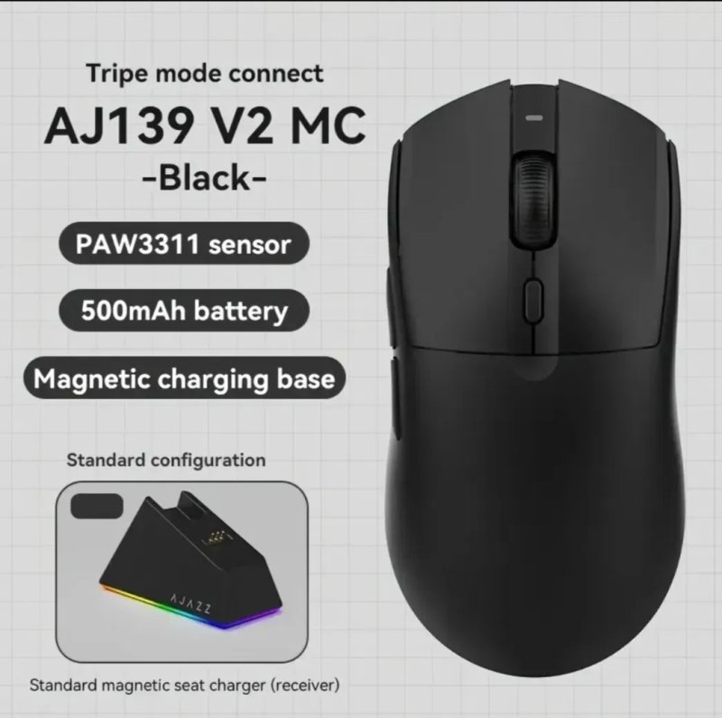‼️ Акція ‼️Геймерская мышка  AJAZZ AJ139 V2‼️New‼️ — фото 4