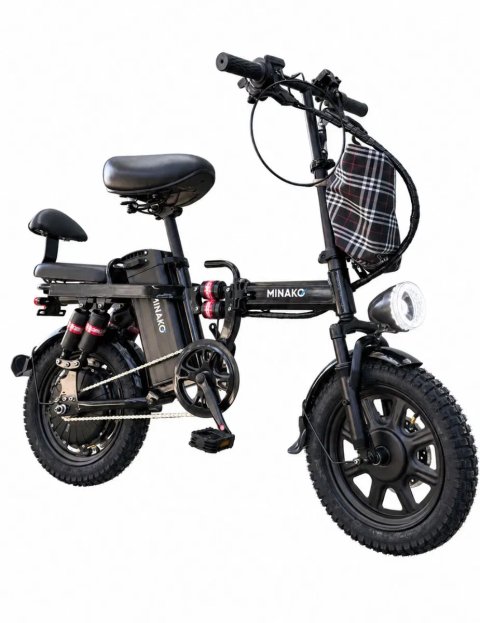 АКЦИЯ‼️ Складной электровелосипед Minako mini 16'' 1000W/48V/24Ah Електровелосипед Minako mini 16 складной электровелосипед велоcпипед