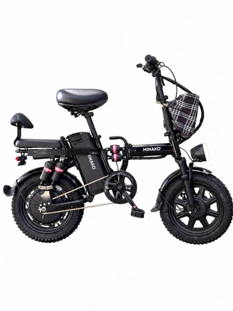 АКЦИЯ‼️ Складной электровелосипед Minako mini 16'' 1000W/48V/24Ah Електровелосипед Minako mini 16 складной электровелосипед велоcпипед — фото 2
