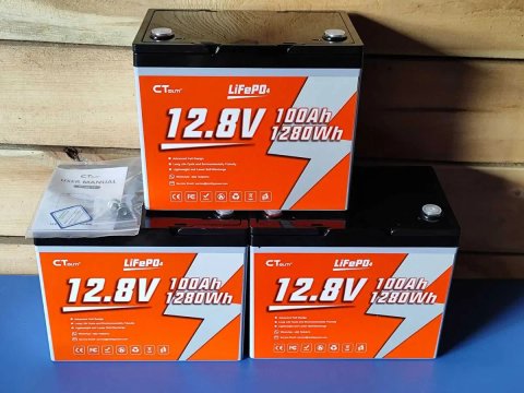 Акумулятор CTolity 100Ah, 12,8V, 1280WH, LifePO4, з bms платою літій-залізо-фосфатний