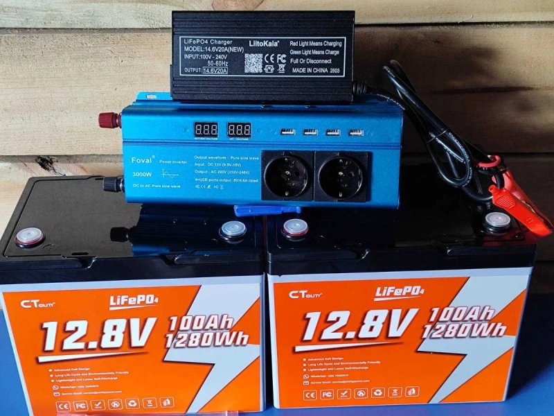 Акумулятор CTolity 100Ah, 12,8V, 1280WH, LifePO4, з bms платою літій-залізо-фосфатний — фото 5