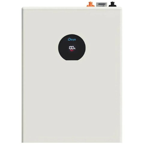 Акумулятор Deye SE-F5 Pro-C LiFePO4 51.2V/100AH, 5120 W*h (з дисплеєм) (літій-залізо-фосфатний акумулятор для ДБЖ (UPS) також є інвертори та сонячні