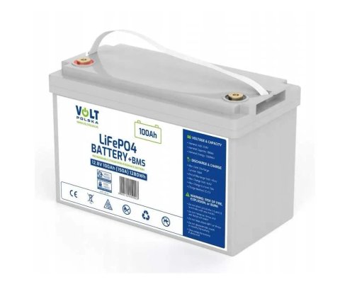 Акумулятор літієвий LiFePO4 12.8 В 100Ah (150A) VOLT Polska