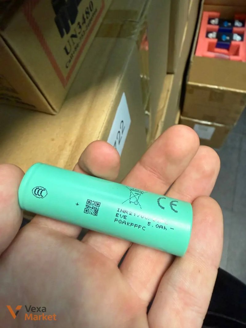 Акумулятори EVE INR 21700 50PL 5000 mAh — фото 3