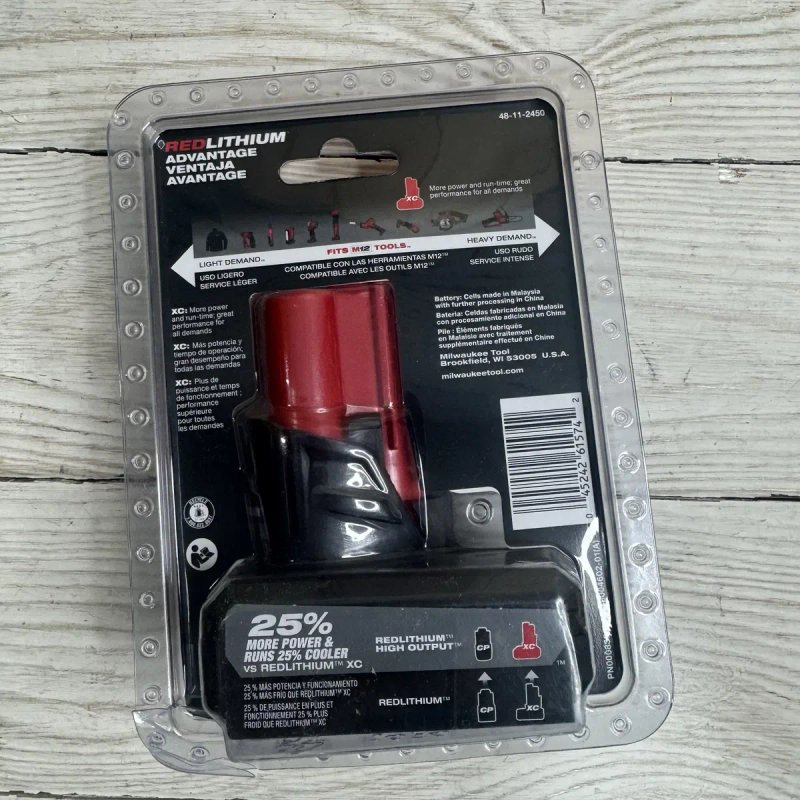 Акумуляторна батарея Milwaukee M12 5.0 AH  48-11-2450 — фото 2