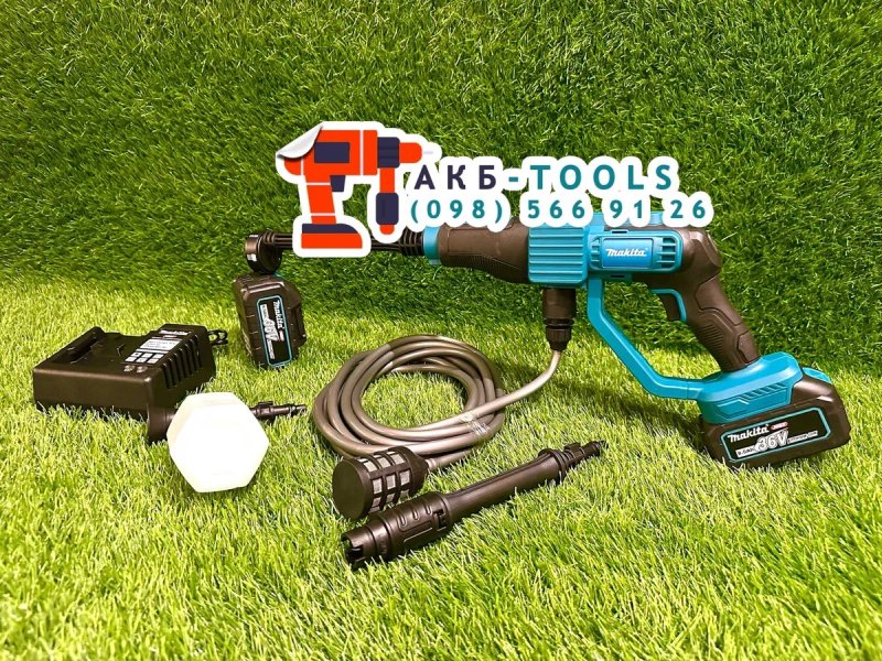 Акумуляторна мийка високого тиски Makita DXR-922 Керхер Міні мойка 36V з Двома акумуляторами — фото 3