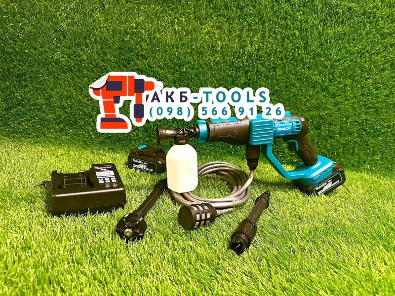 Акумуляторна мийка високого тиски Makita DXR-922 Керхер Міні мойка 36V з Двома акумуляторами — фото 4