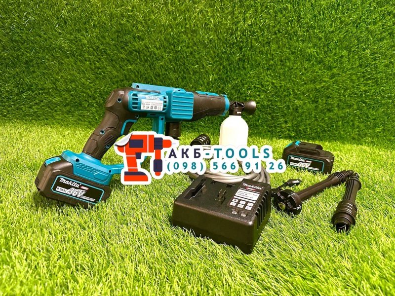 Акумуляторна мийка високого тиски Makita DXR-922 Керхер Міні мойка 36V з Двома акумуляторами — фото 5