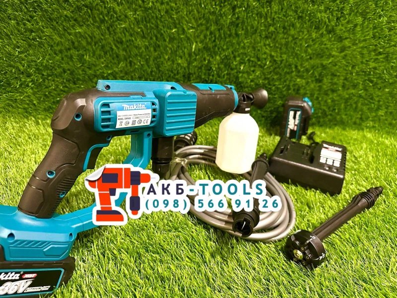 Акумуляторна мийка високого тиски Makita DXR-922 Керхер Міні мойка 36V з Двома акумуляторами — фото 6