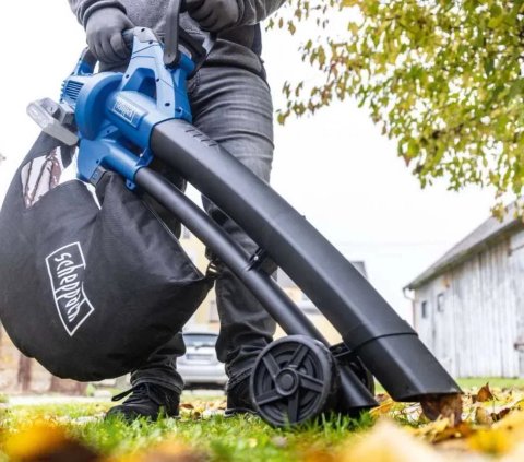 Акумуляторний садовий пилосос / повітродувка Scheppach BC-BLV720-X (40V) — Безщітковий