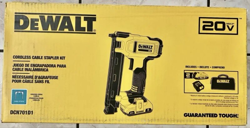 Акумуляторний степлер Dewalt DCN701.20v — фото 2