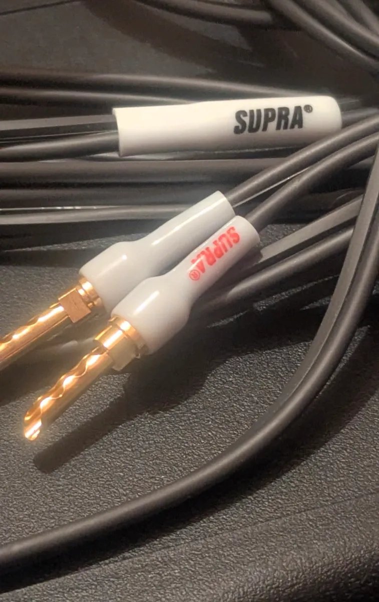 Акустичний кабель SUPRA 5м (Швеція) Hi-Fi + банани | Преміум звук — фото 2