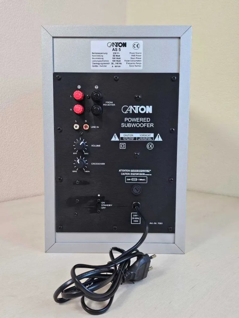 Акустика CANTON Movie 5-CX 5.1 100W (домашній кінотеатр) аудіо система — фото 5