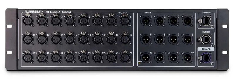 Allen & Heath QU-16 Цифровий мікшерний пульт Стейдж бокс Allen & Heath AR2412 Audio Rack — фото 4