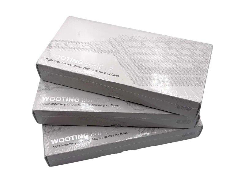Алюмінієві Wooting 60HE V2 (Срібні та Чорні). Нові запаковані магнітні клавіатури — фото 2