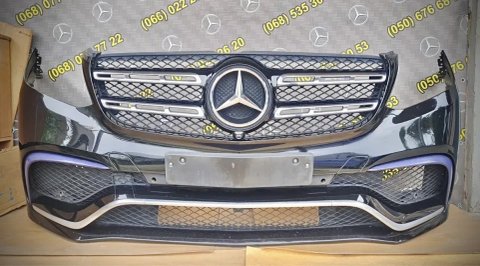 AMG63 передній бампер ОРИГИНАЛ Mercedes GLS X166 amg 63 Мерседес ГЛС 166 амг63 взборі A1668852400 О Р И Г И Н А Л - mercedes benz