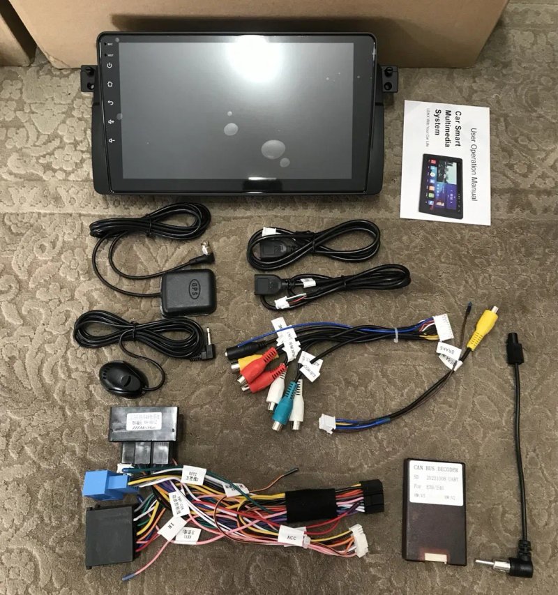 Android BMW E39 E46 E53 E38 3/32gb QLED CARPLAY GPS Wifi BT USB БМВ Е — фото 4