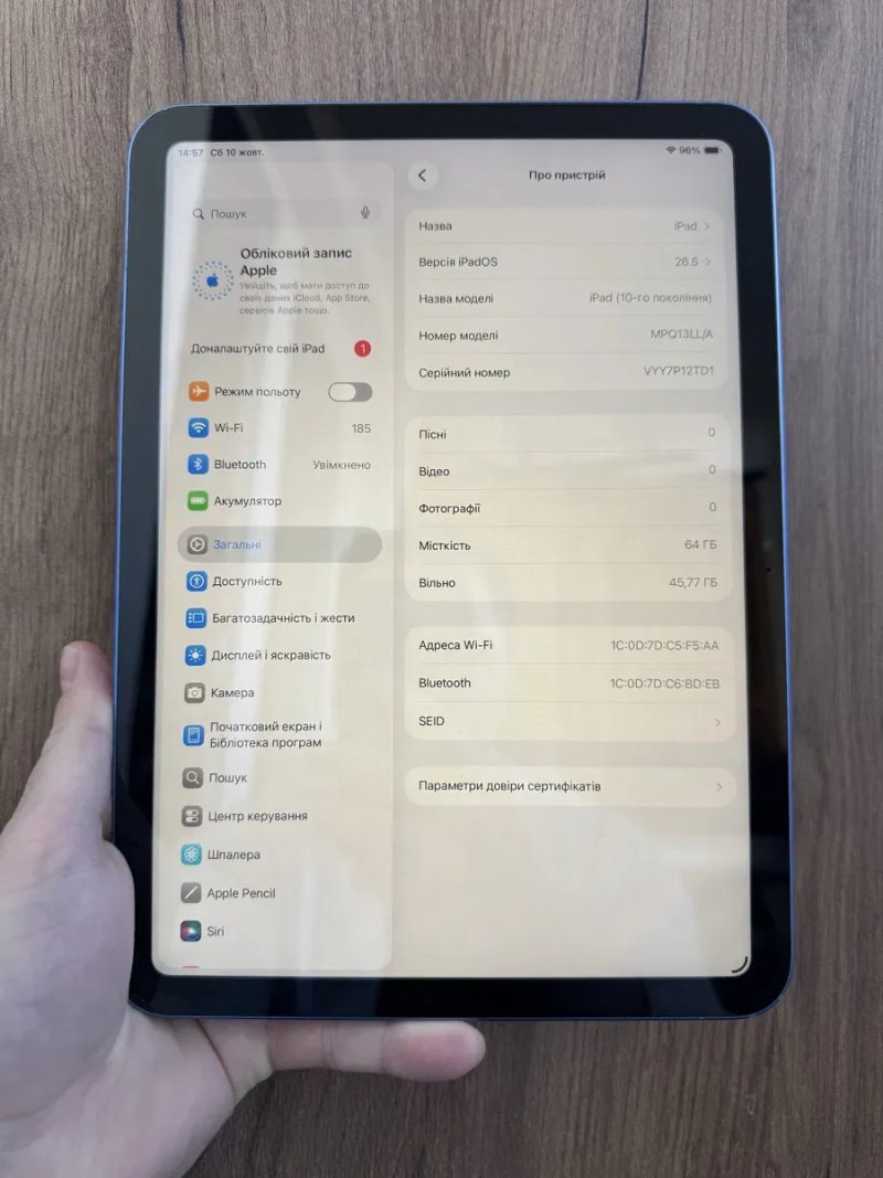 Apple iPad 10 64gb 2022 — фото 2