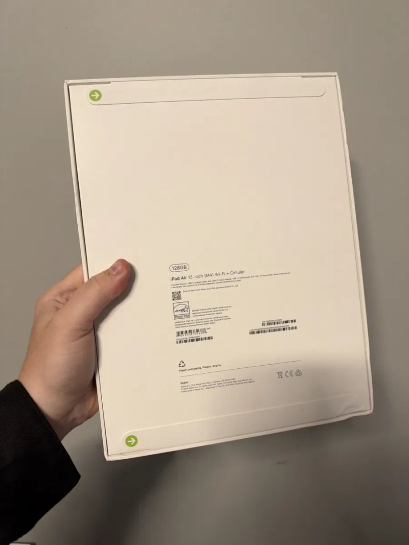 Apple iPad Air 13, 128GB, Wi-Fi + LTE, Space Gray, M4 (2026) — фото 3