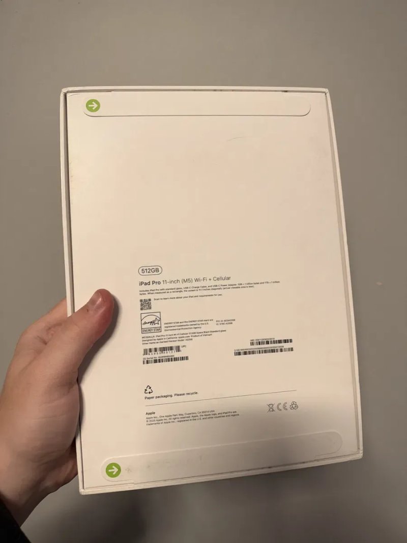 Apple iPad Pro 11 2025, 512GB, Space Black, Wi-Fi + LTE (M5) — фото 3