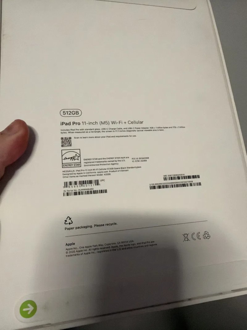 Apple iPad Pro 11 2025, 512GB, Space Black, Wi-Fi + LTE (M5) — фото 4