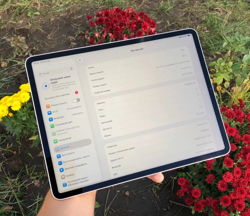 Apple iPad Pro 12.9 5th Generation. 16Gb/1TB M1 Wi-Fi + LTE 2021 (A2379) Стан - ідеальний! — фото 2