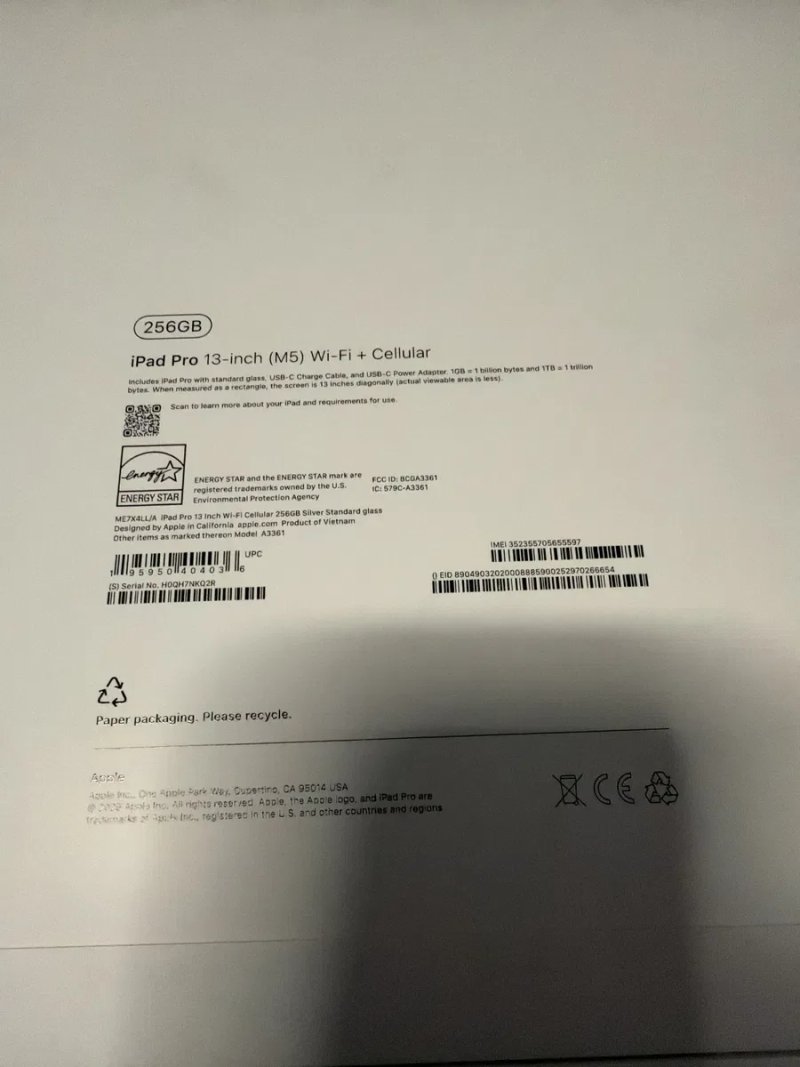 Apple iPad Pro 13 256GB, Silver, Wi-Fi + LTE (M5) — фото 4