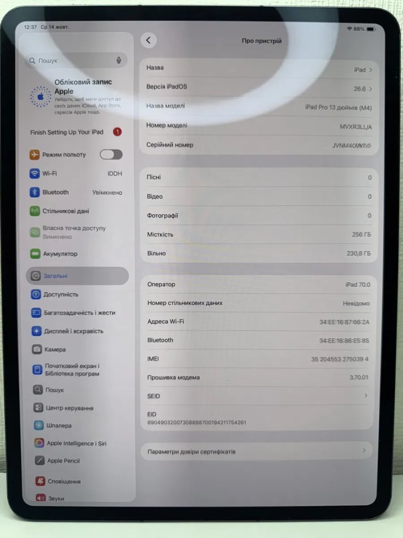 Apple iPad Pro 13  M4 256GB, Wi-Fi + LTE Space Gray 2024 — фото 2