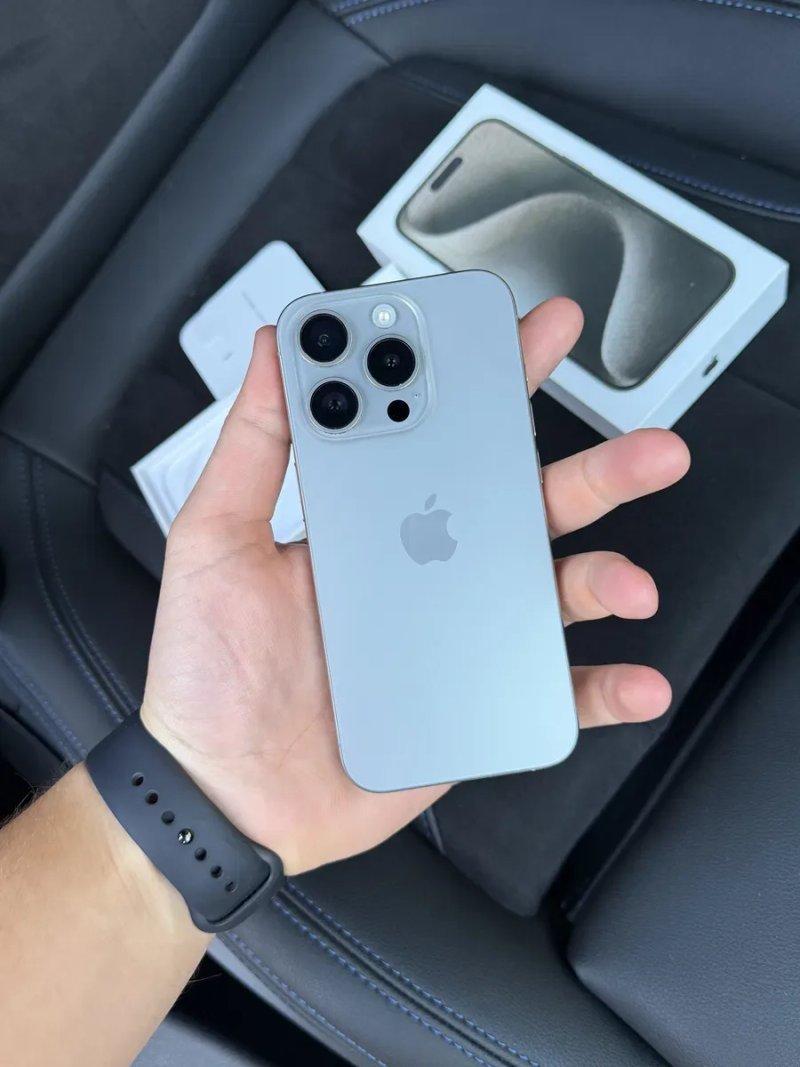 Apple iphone 15 pro 512gb,Natural Titanium,Як новий. — фото 3