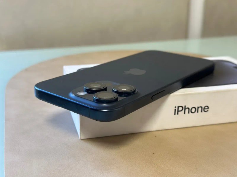 Apple IPhone 15 Pro Max 512GB Blue Titanium Ідеальний Стан Neverlock — фото 2