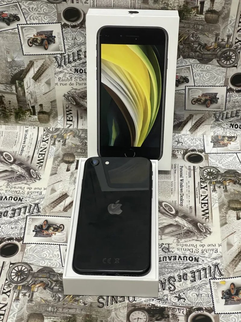 Apple iPhone SE 2020 64 ГБ Б/У (Black) Neverlock, обновляеться. С гарантией — фото 2