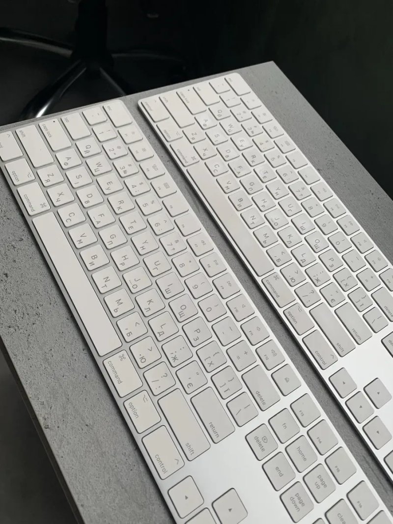 Apple Magic Keyboard Numeric Pad A1843 клавіатура Українські літери — фото 2