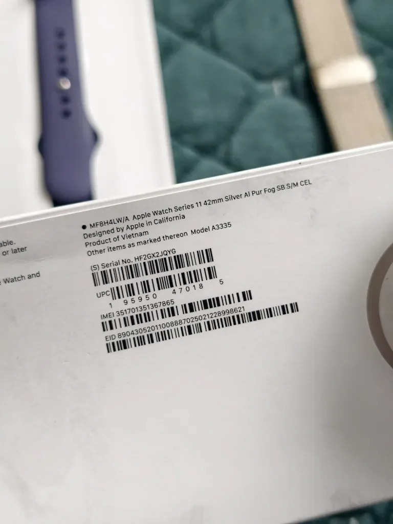 Apple Watch 11 42mm • A3335 • Версія з LTE/eSim • Ідеал. Повний комплект — фото 8