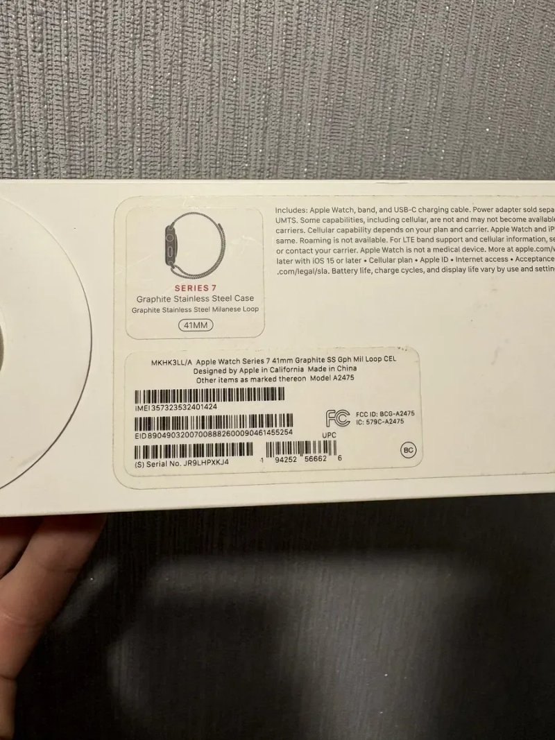 Apple watch 7 41 mm stainless steel запаковані нові не активовані — фото 3