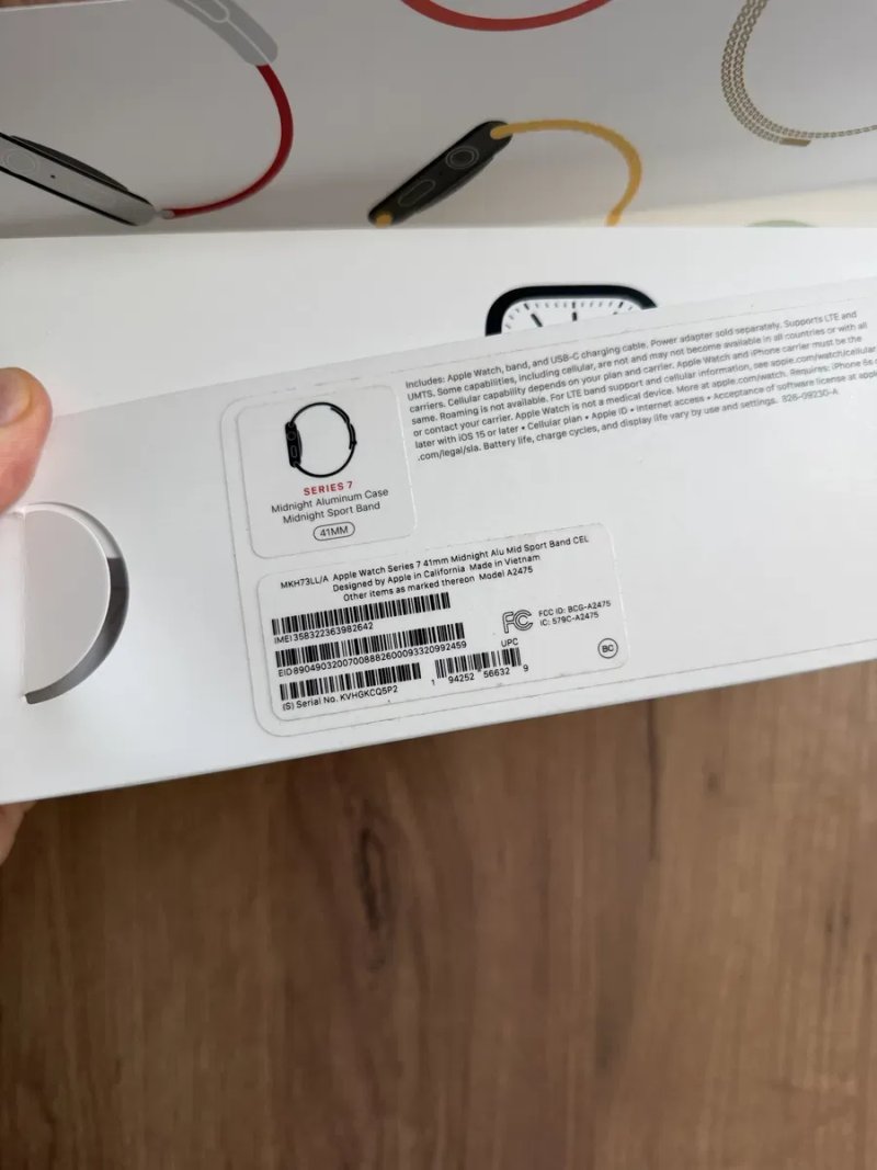 Apple Watch 7 41mm midnight 100% повний комплект — фото 2