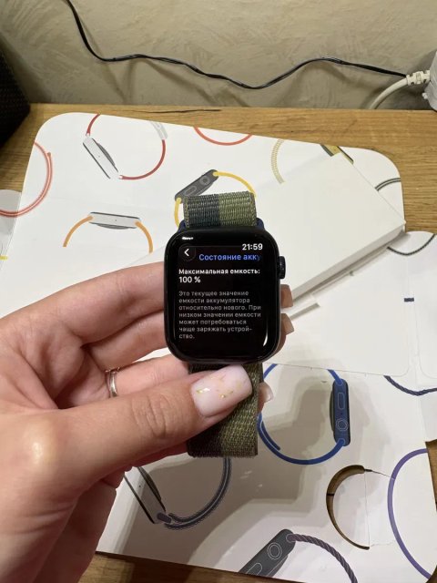 Apple Watch 7 45 mm акб 100 % ідеальний стан