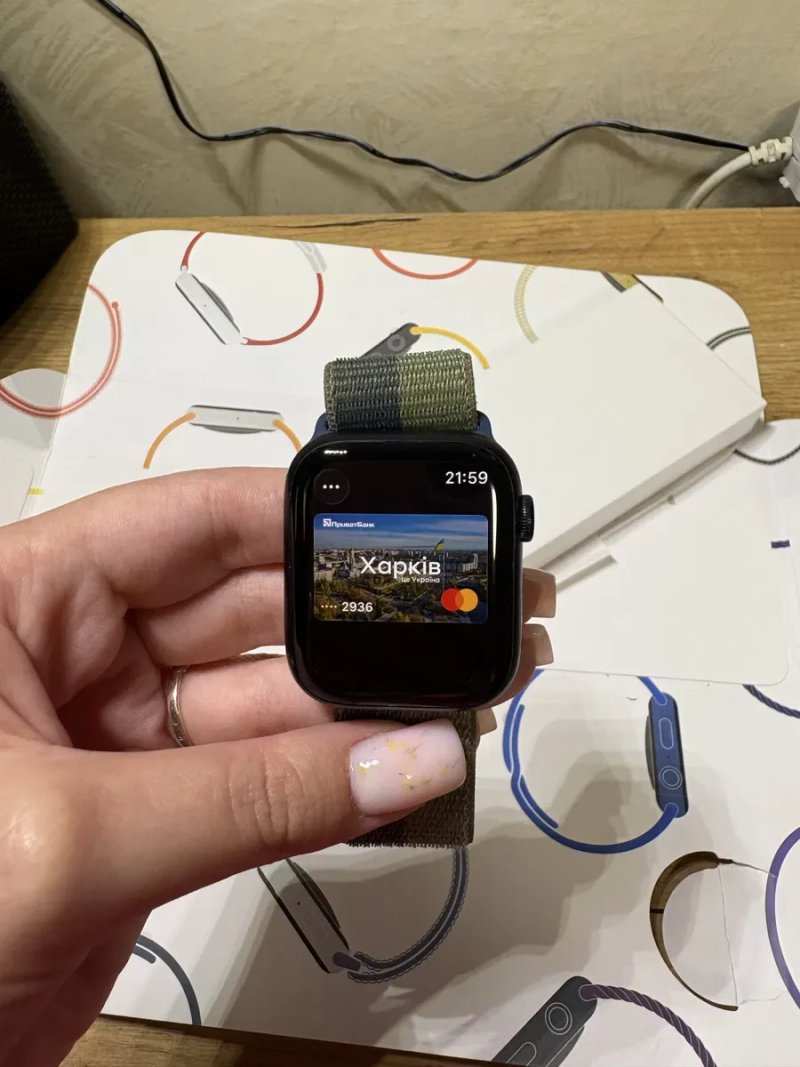 Apple Watch 7 45 mm акб 100 % ідеальний стан — фото 2