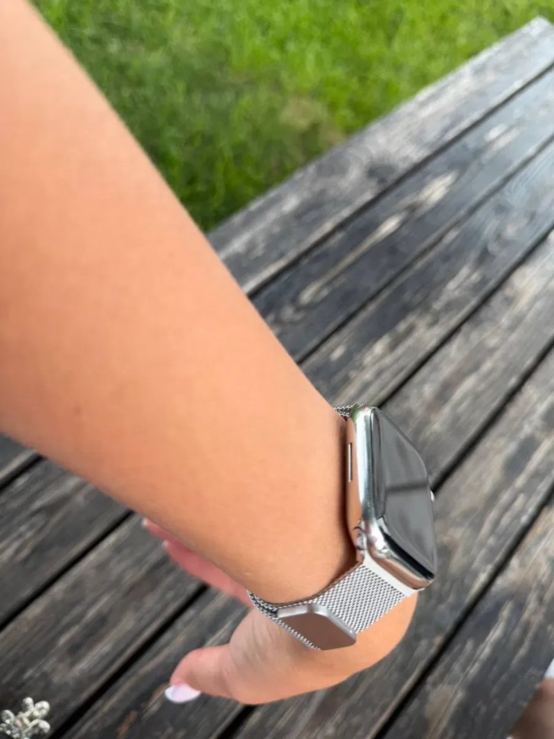 Apple Watch Stainless Steel 45mm Ceramic Saphire — фото 6