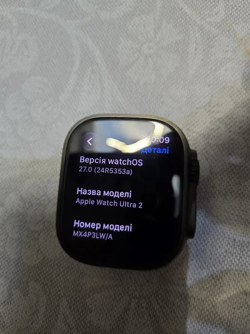 Apple Watch Ultra 2 49mm Black Titanium 100% батарея як нові — фото 8