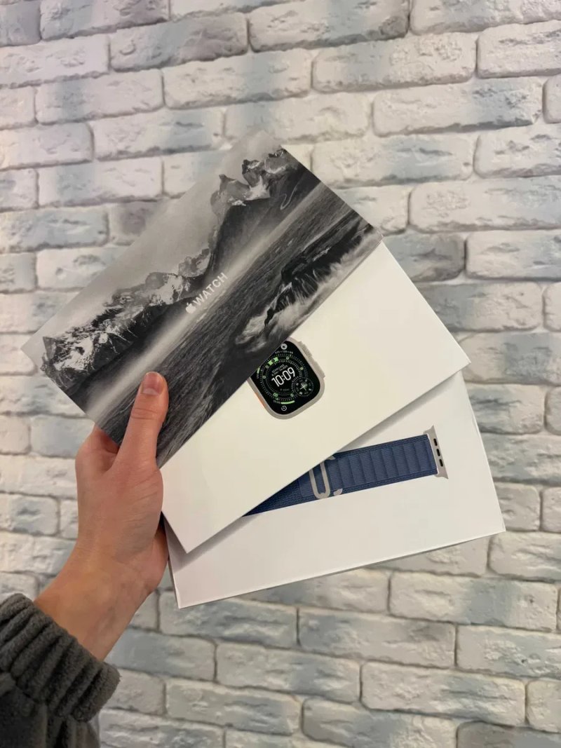 Apple Watch Ultra 3 49mm GPS+Cell Natural Ti Light blue (MEWK4) Нові — фото 3