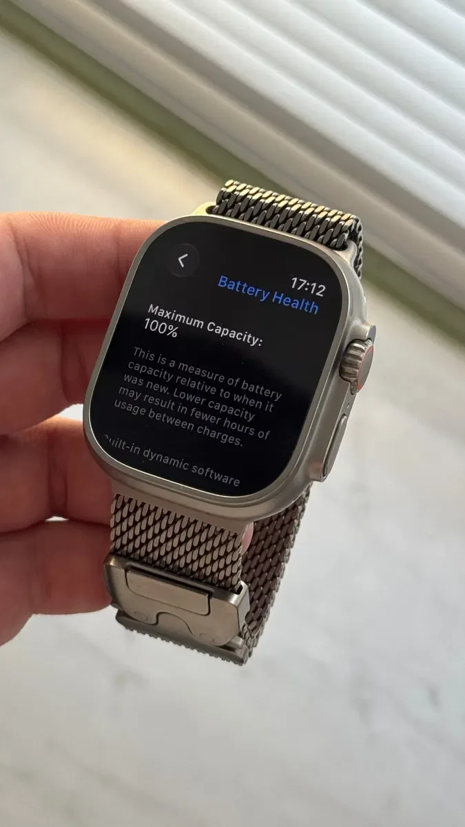 Apple Watch Ultra 3 49mm Natural Titanium + Natural Titanium Milanese Loop — фото 5