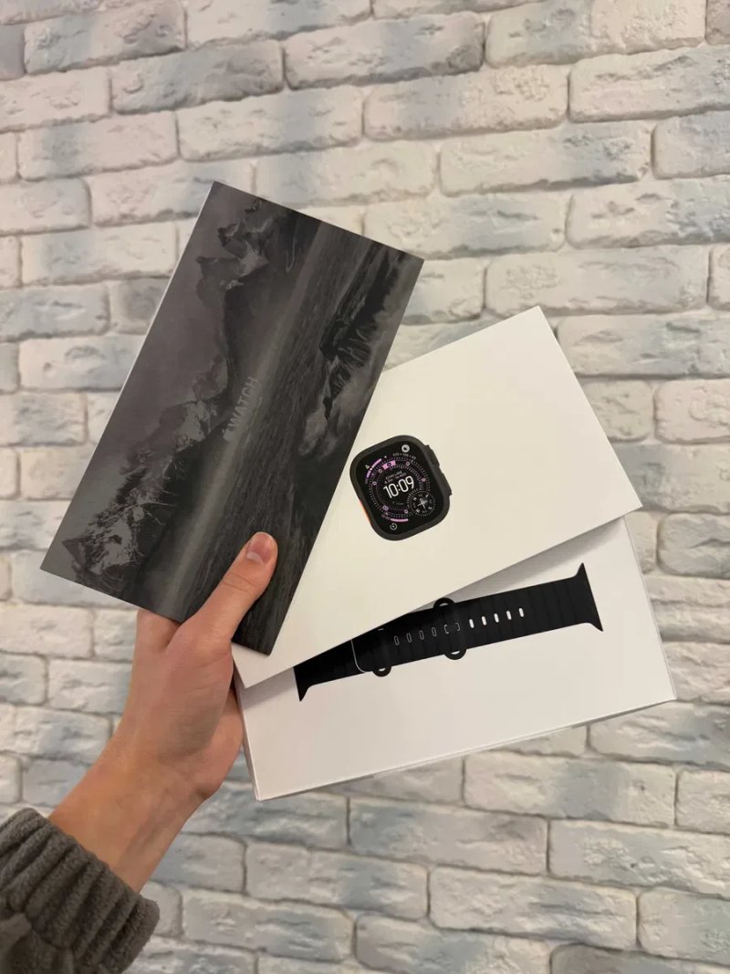 Apple Watch Ultra 3 GPS + Cell 49mm Black Titanium Case with Black Ocean Band (MF0J4) Нові — фото 2