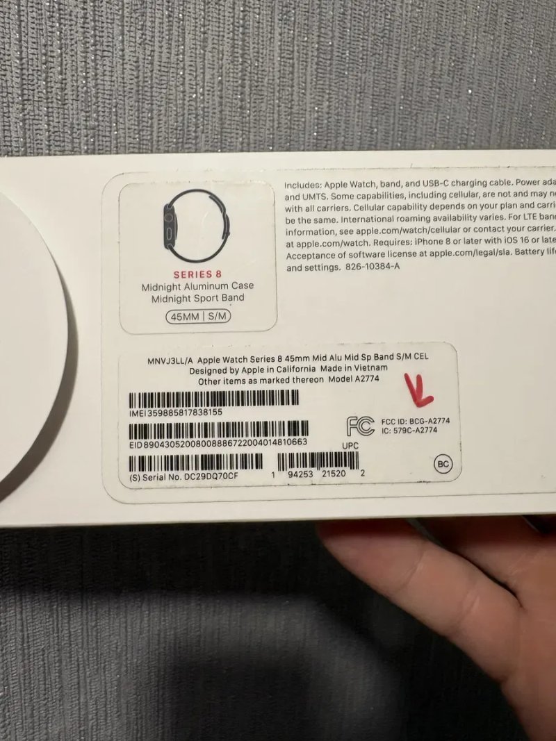 Apple watch Watch 8  45 mm open box нові не активовані — фото 3