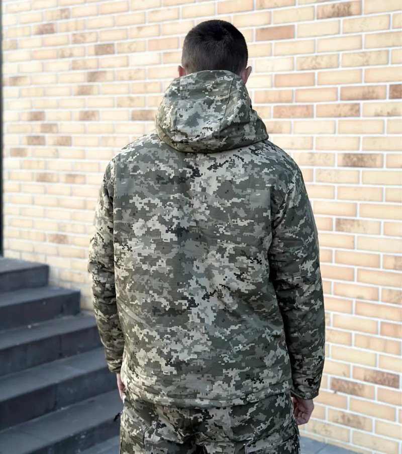 Армійська тепла зимова куртка на омні хіт тактична куртка М65 CALL DRAGON піксель куртка військова до -20 — фото 2