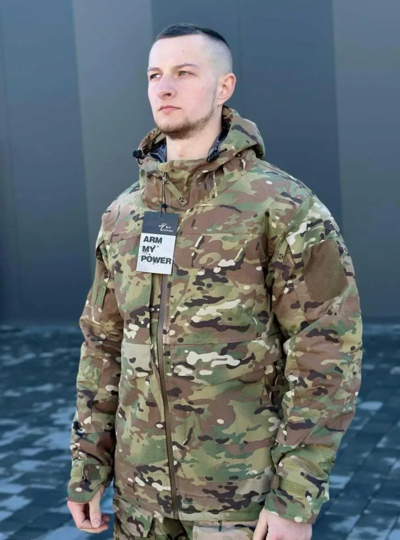 Армійська тепла зимова куртка на омні хіт тактична куртка М65 CALL DRAGON піксель куртка військова до -20 — фото 8